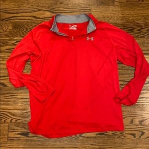 Red Under Amelie XL Loose 1/4 zip